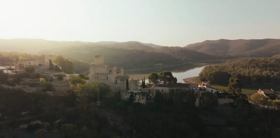 Castellet Slot & gamle bydel, Barcelona