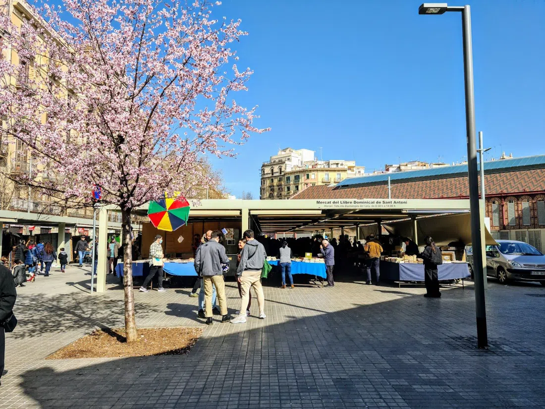 Mercat Dominical de Sant Antoni (bok- & myntmarknad), Barcelona